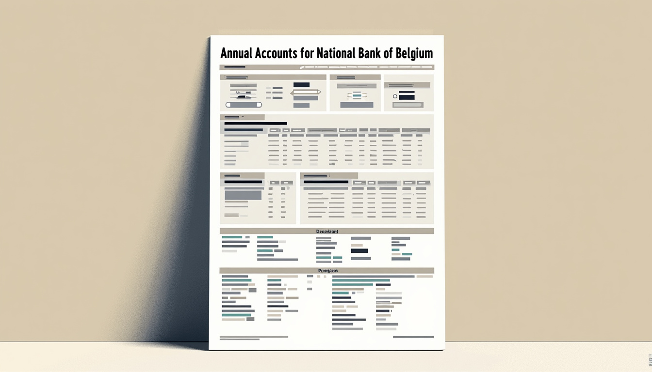 AI extracting data from annual accounts for national bank of belgium