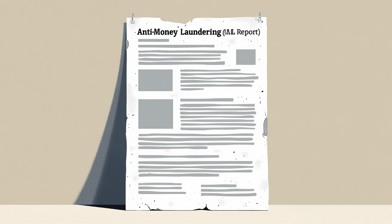 AI extracting data from anti-money laundering (aml) report