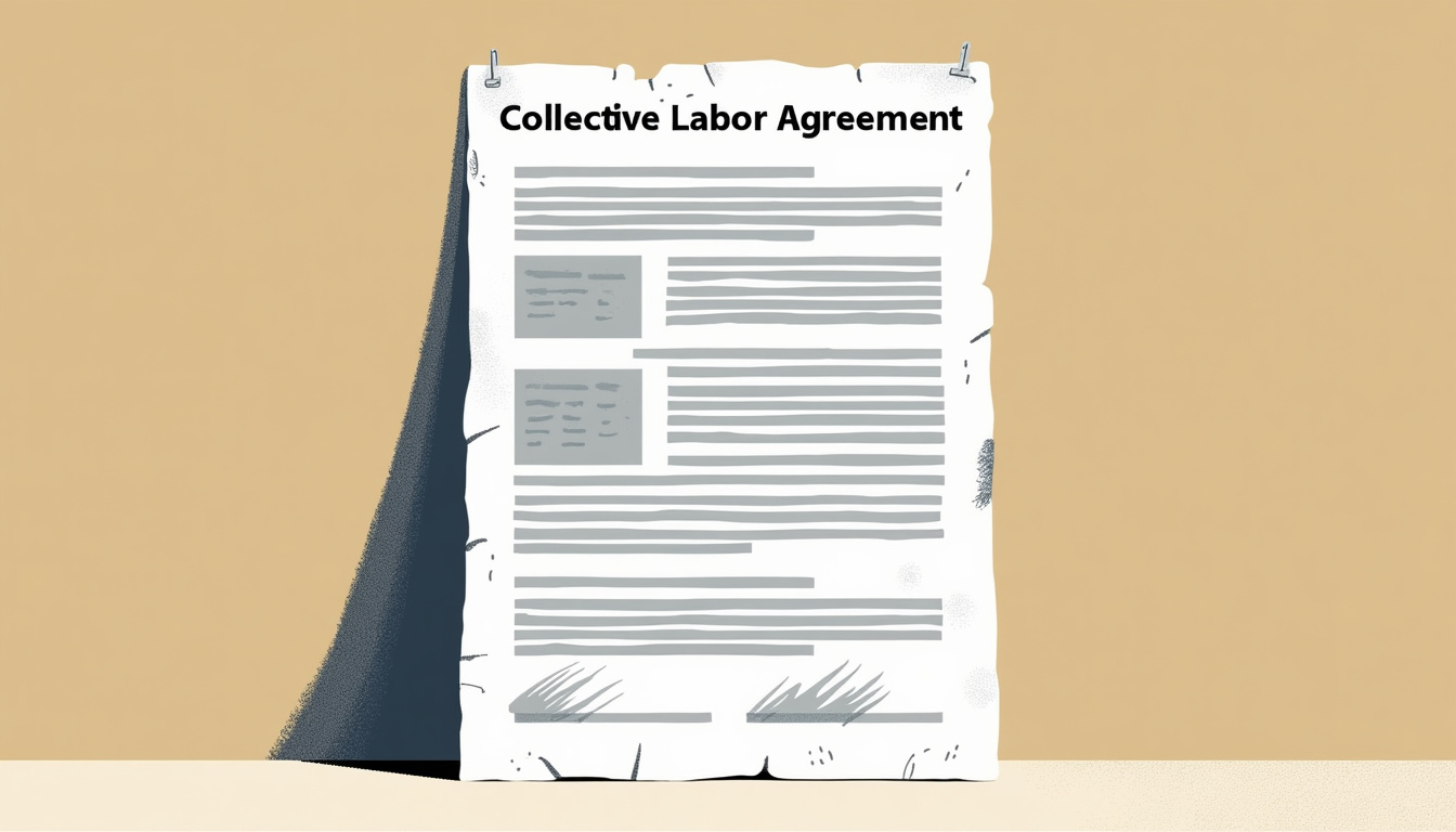 AI extracting data from collective labor agreement