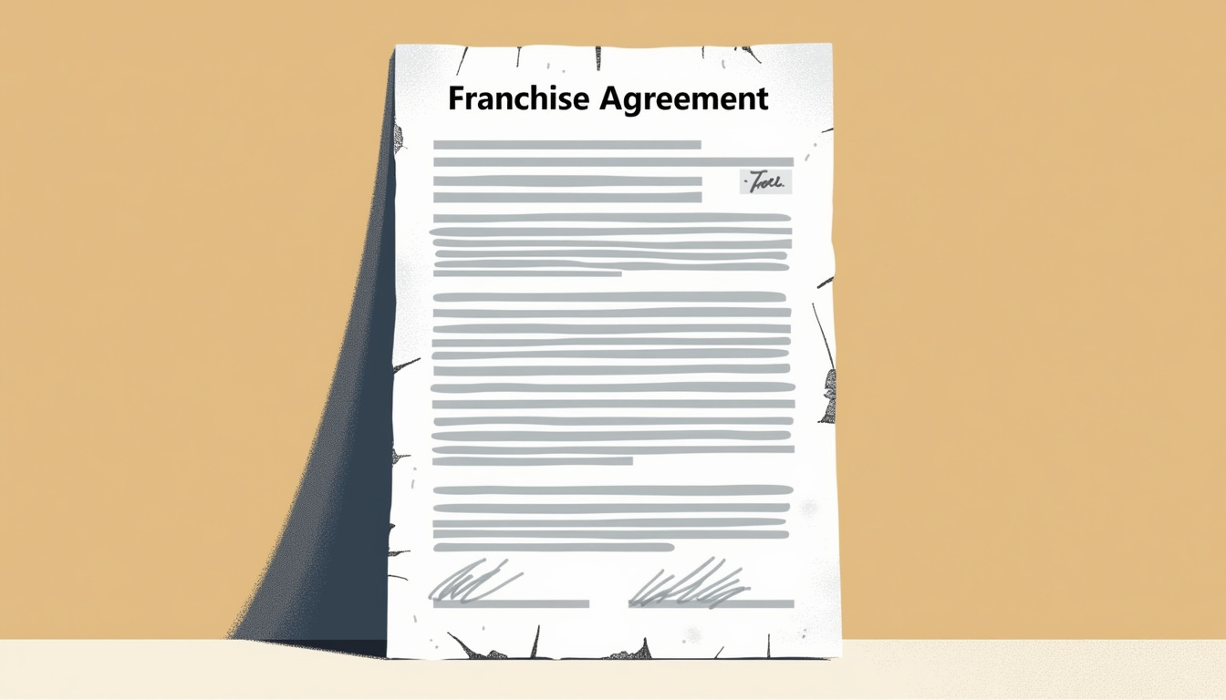 AI extracting data from franchise agreement