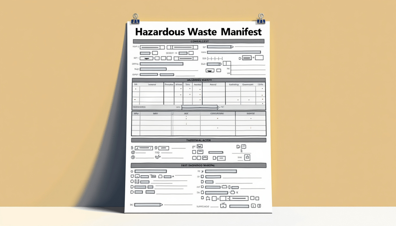 AI extracting data from hazardous waste manifest