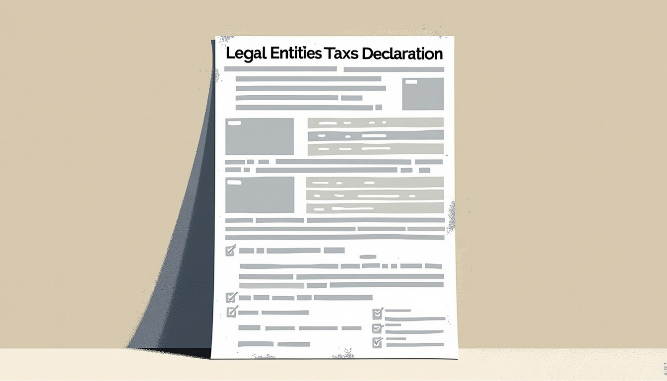 AI extracting data from legal entities tax declaration