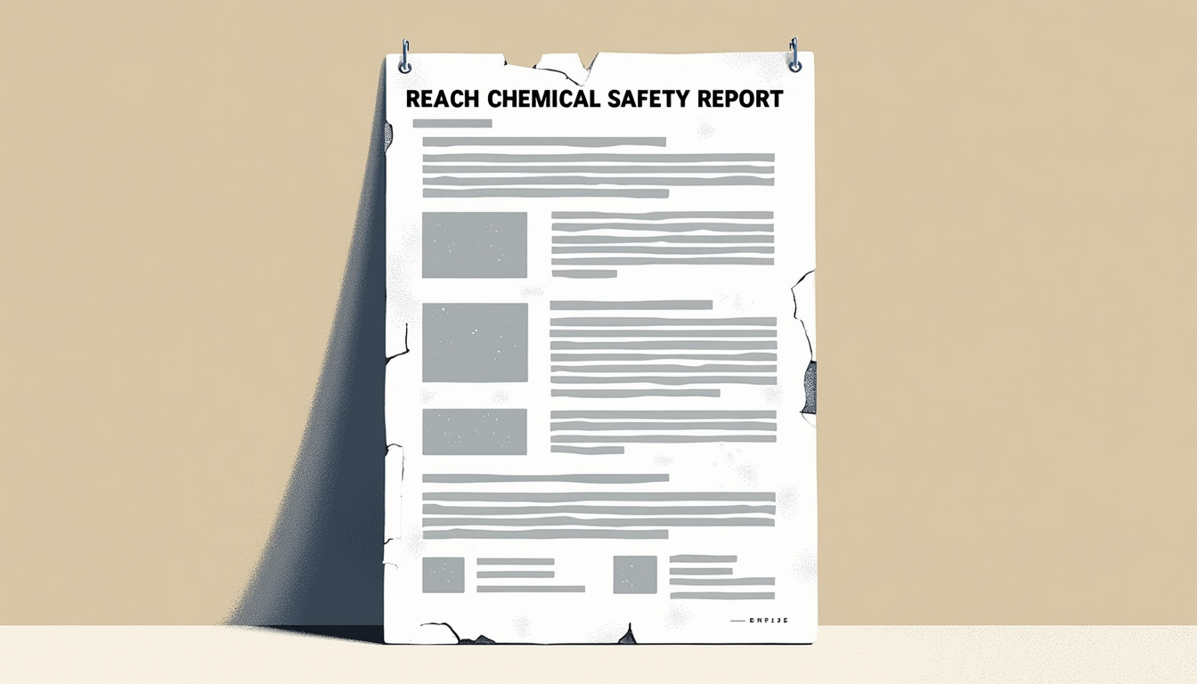 AI extracting data from reach chemical safety report