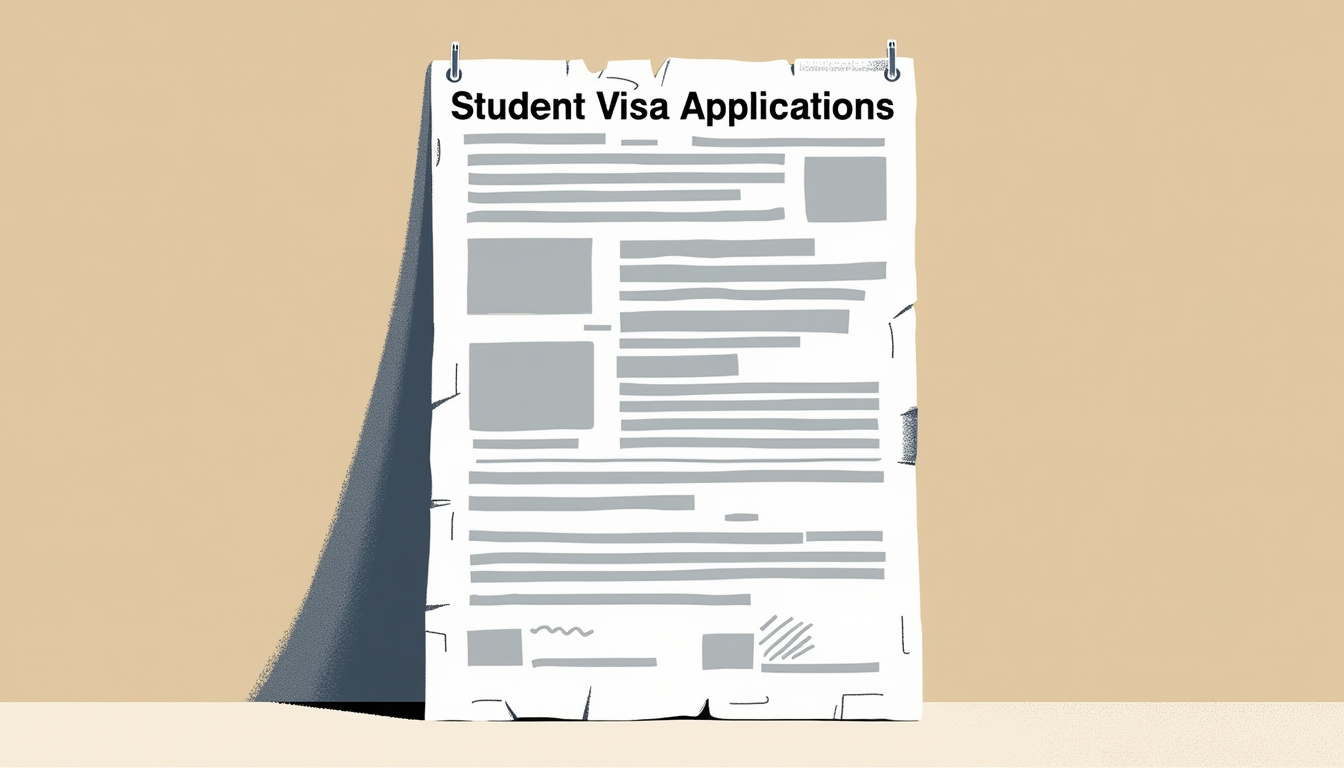 AI extracting data from student visa applications